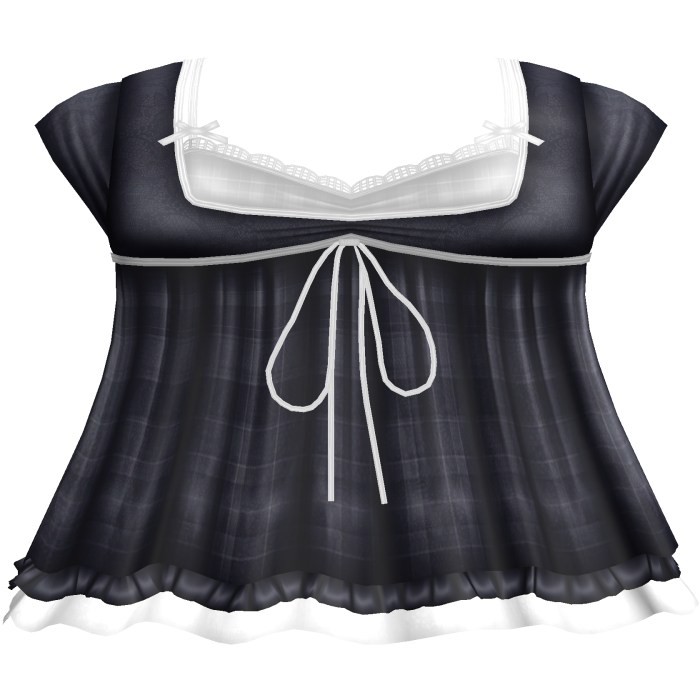 pretty gothic ruffled dress w tank top navy blue 2