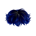 Blue & Black Anime Hair With Headphones