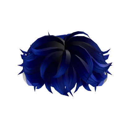 Blue & Black Anime Hair With Headphones thumbnail