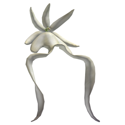 cute exotic ghost orchid flower (white) - Roblox