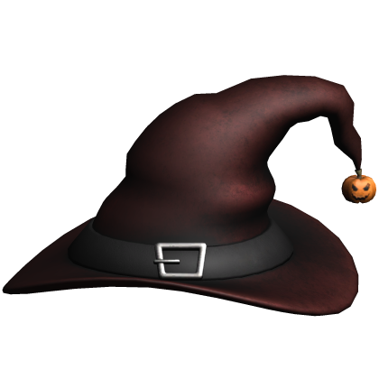 (Red) Pumpkin Witch Hat Roblox item