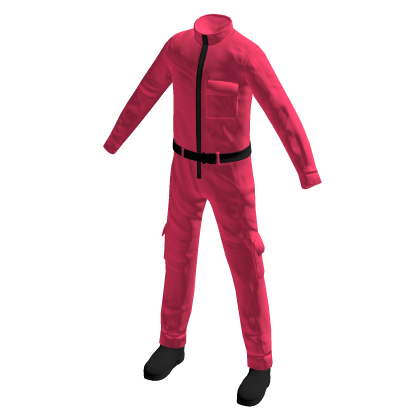 squid game pink guard jumpsuit