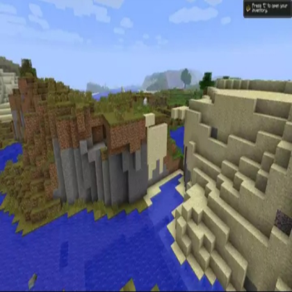 Minecraft-Title-Screen-World Roblox decal