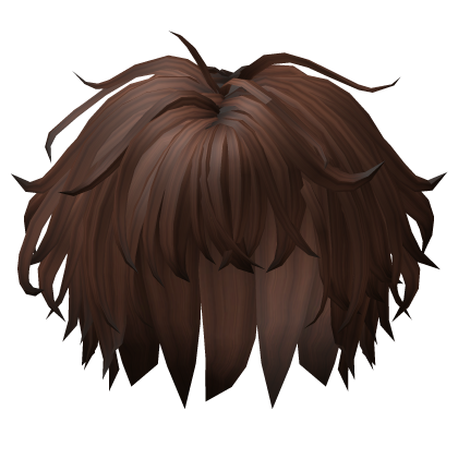 Fluffy Messy Soft Hair - Brown Roblox item