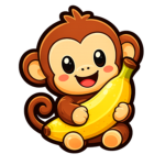 Gorilla Love Bananas