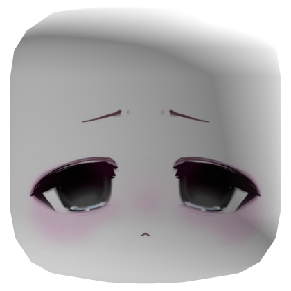 ♡ : Flushed Teary Eyed Sad Sleepy Anime Face Roblox item