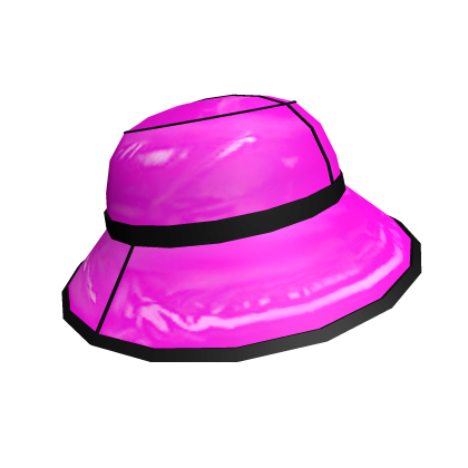 Roblox Item Fuchsia Pink Trendy Vinyl Hat