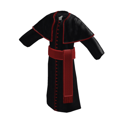 Red & Black Ceremonial Cardinal Cassock Robe