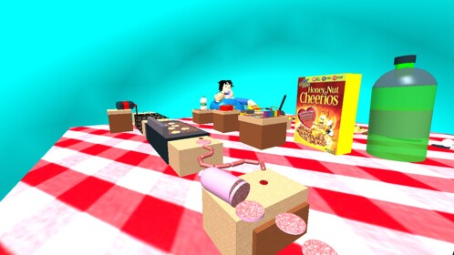 Escape the Giant Fat Guy *OBBY*(NEW)(UPDATE!)