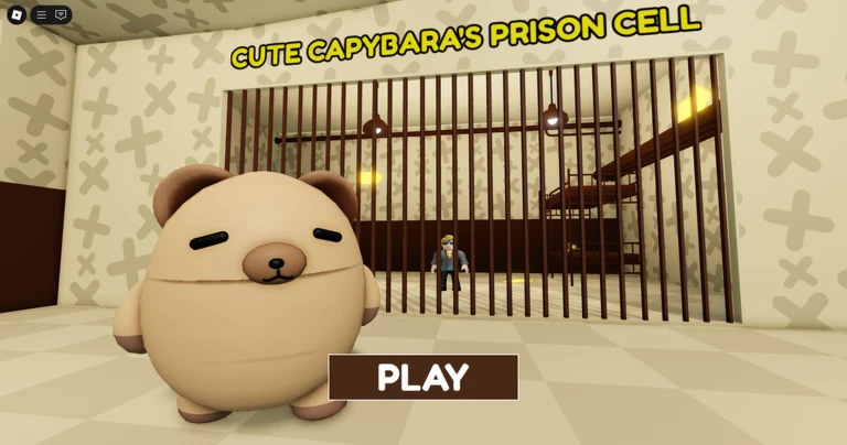 CUTE CAPYBARA'S PRISON RUN! | Chơi trên Roblox
