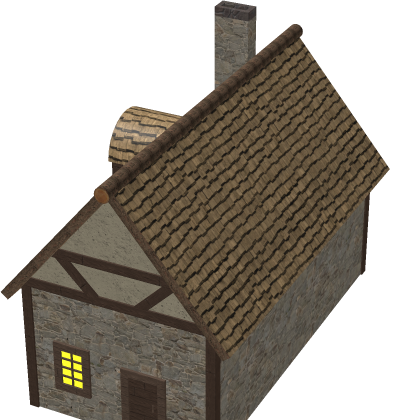 Fancy Medieval House Small Cozy Cottage