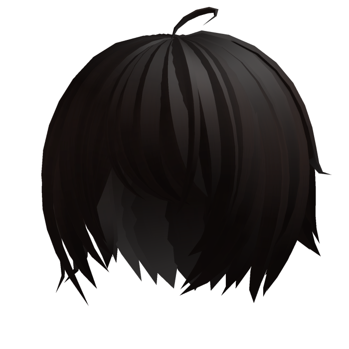 Dark Brown Emo Hair