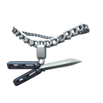 Silver Balisong Chain
