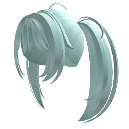 Roblox Item Green Miku Anime Hair