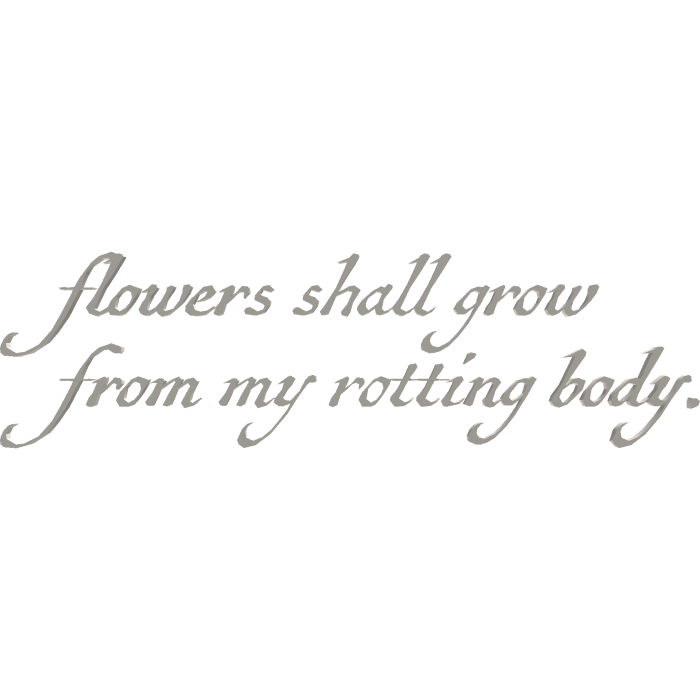 from my rotting body | quote goth emo vkei moe
