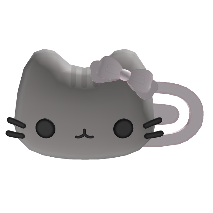 ♡ Cute Pink Pusheen Hairclip