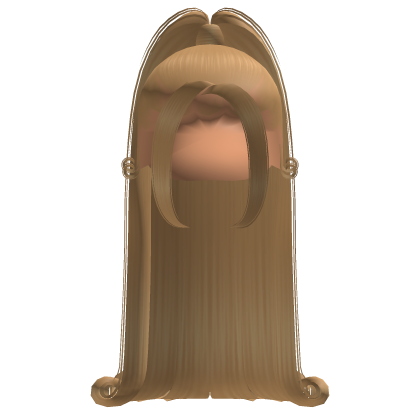 Baddie High Ponytail w/ Curled Ends (Honey Blonde)
