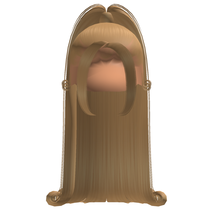 Baddie High Ponytail w/ Curled Ends (Honey Blonde)