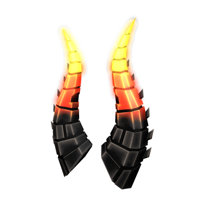 Glowing Fire Horns of Pwnage [EMISSIVE] Roblox item