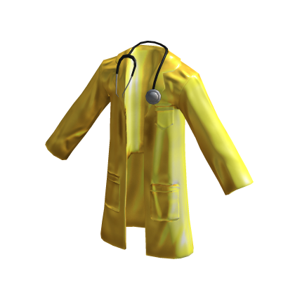 Gold Medical Lab Coat