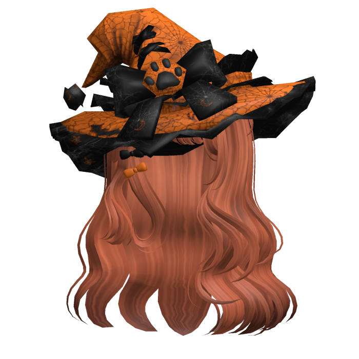 Ginger Kawaii Witch Halloween Hair