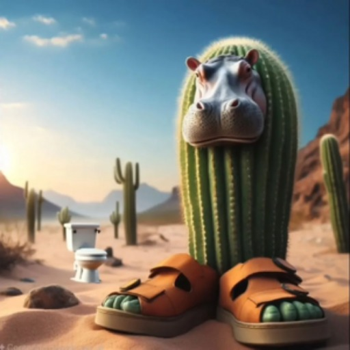 RUN FROM CACTO HIPOPOTAMO! (SCARY OBBY)