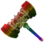 Rainbow Elemental Hammer