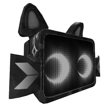 (ANIMATED) TV Cat with Opened Eyes Dreamcore