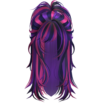 Wolfcut Spikey Half Up Twilight