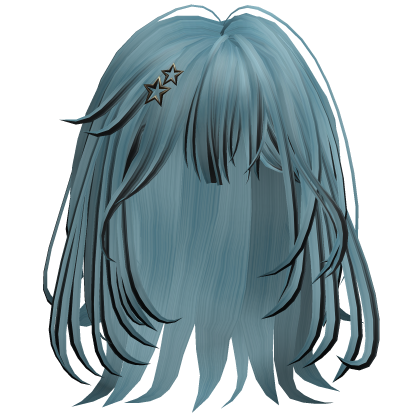 Star Clip Layered Hair - Ice Blue