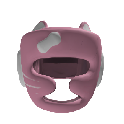 Kitty Face Mask - Pink Roblox item