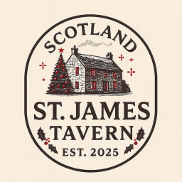 St James Tavern 1990 Scotland         [Christmas!]