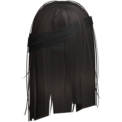 Horror Brown Short Hair w Black Bandages