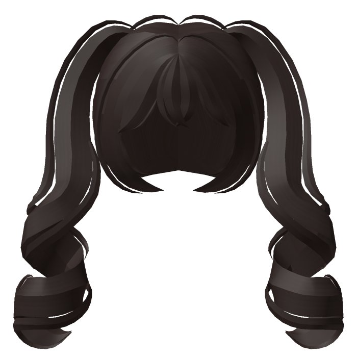 ♡ anime moe tweencore curkled pigtails dark brow