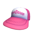 Quataun Trucker Hat (Pink)