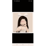 The girl was born in the house