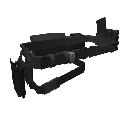 Black Tactical Battle Belt