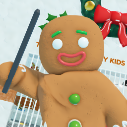 🎄🍪 Gingerbread Man's Prison Run! (OBBY) 🍩🥛
