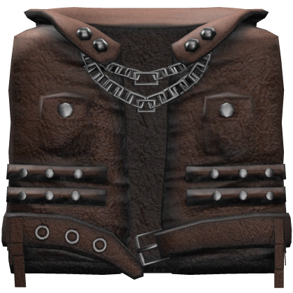 Brown Emo Goth Vest 1.0