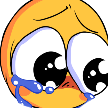 Crying emoji face Roblox decal