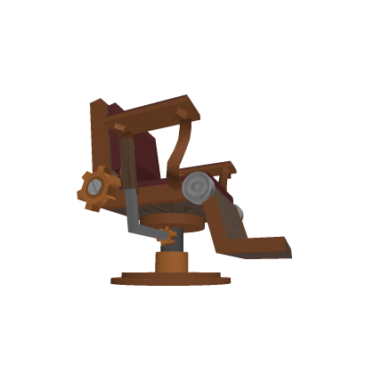 Steampunk barber chair
