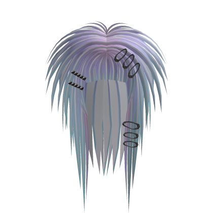 messy long gothic scene emo hair pastel  Roblox item