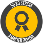 50 KOstreak: A Master Fighter