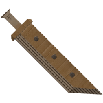 qliz's Huge Cardboard Back Sword