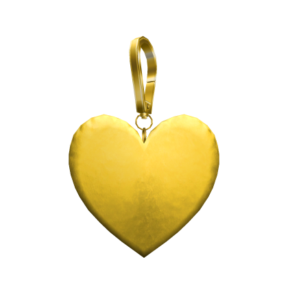 Golden Heart Keychain