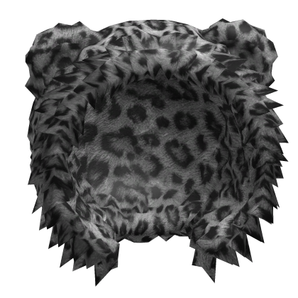 Fuzzy Leopard Hood