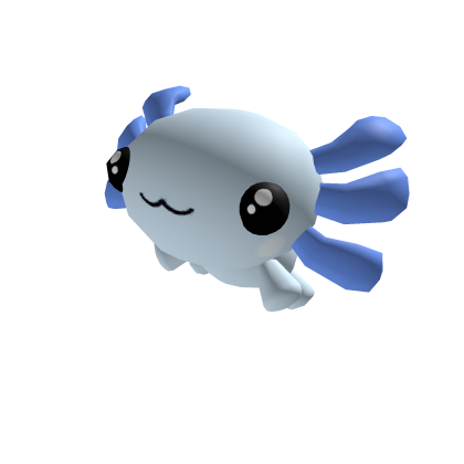 Flying Blue Axolotl Friend
