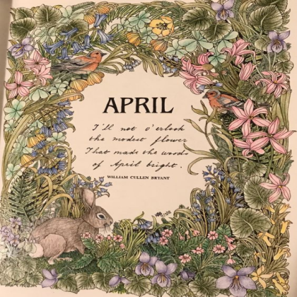 vintage painting art april Roblox decal
