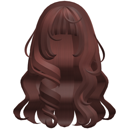 red cute messy wavy long princess hair
