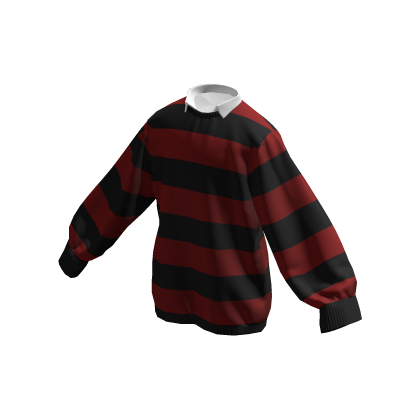 Oversized Striped Y2K Sweater